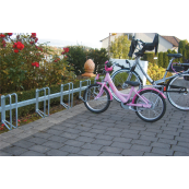 Bicycle rack  serial parking | Stand-alone constructionfor plugging down | Bicycle positioning:straight, 90
